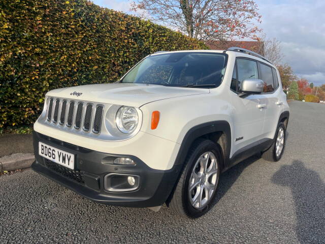 Jeep Renegade 1.6 Multijet Limited 5dr Estate Diesel WHITE